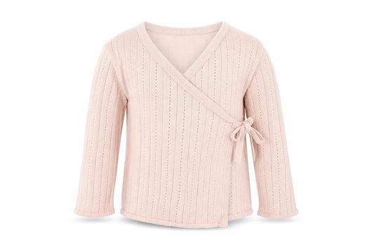 Front view of George Baby Pink Cardigan Jumper, size 18-24, Months