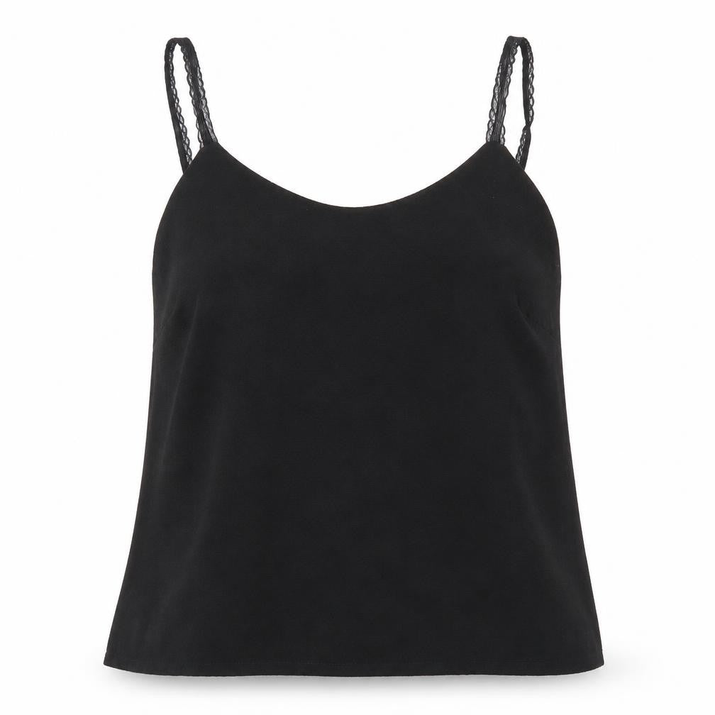 Made in Italy Womens Black   Camisole Blouse Size 12