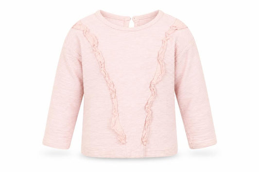 Front view of George girls’ pink basic blouse, size 2-3, years