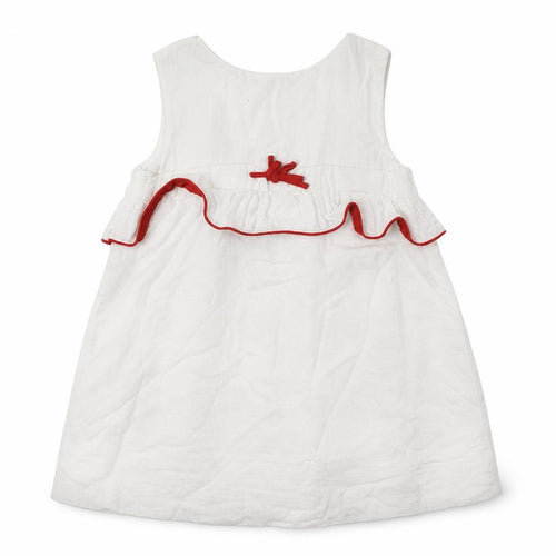 Zara Girls White   Fit & Flare  Size 12-18 Months