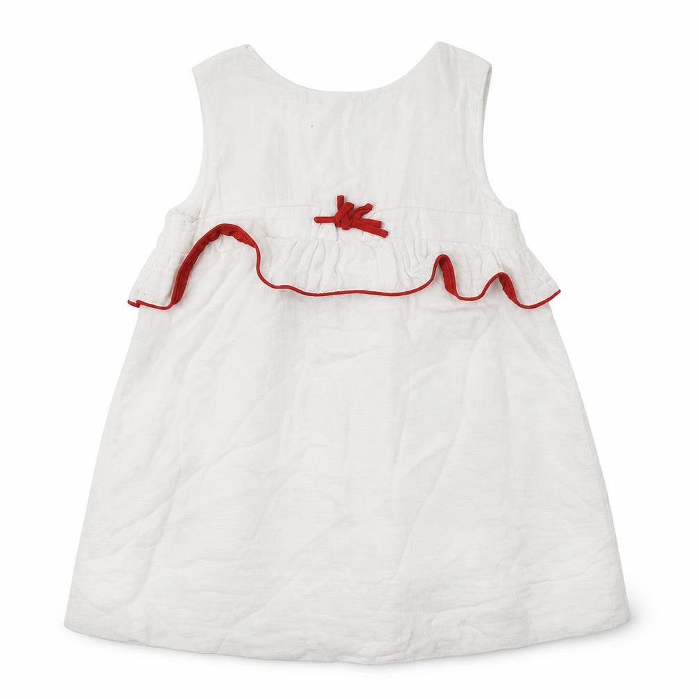 Zara Girls White   Fit & Flare  Size 12-18 Months