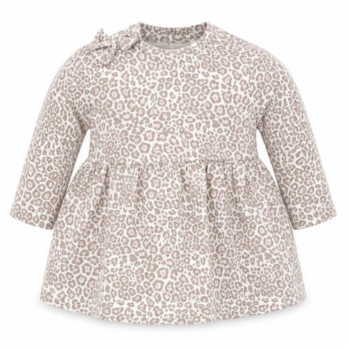name it Girls Brown Animal Print  A-Line  Size 0-3 Months