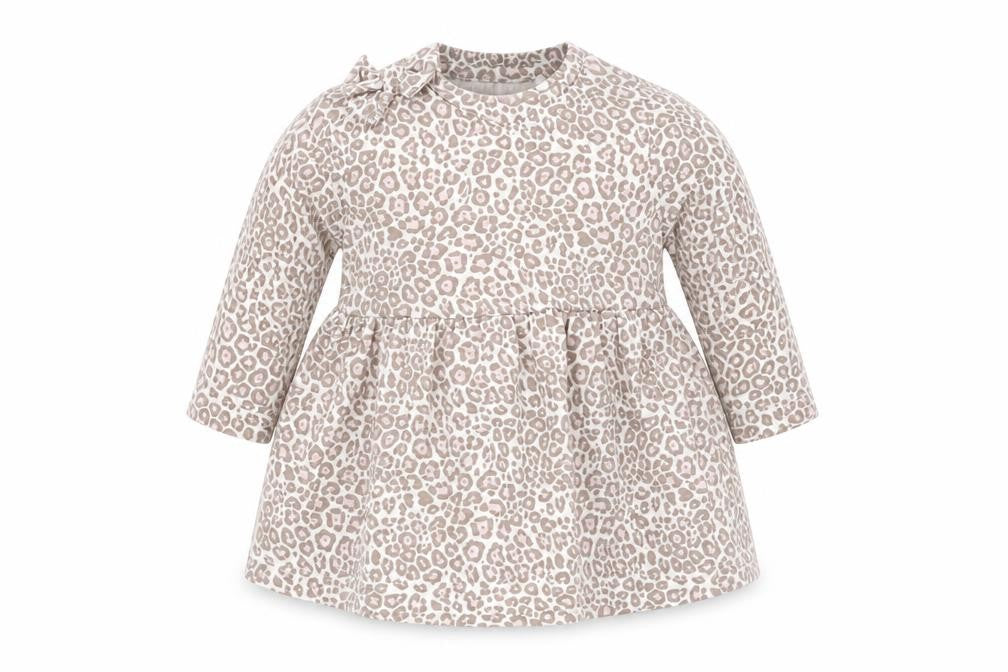 name it Girls Brown Animal Print  A-Line  Size 0-3 Months