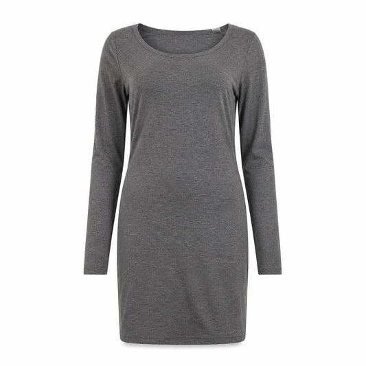 Front view of Divided women’s grey jumper dress, size XS