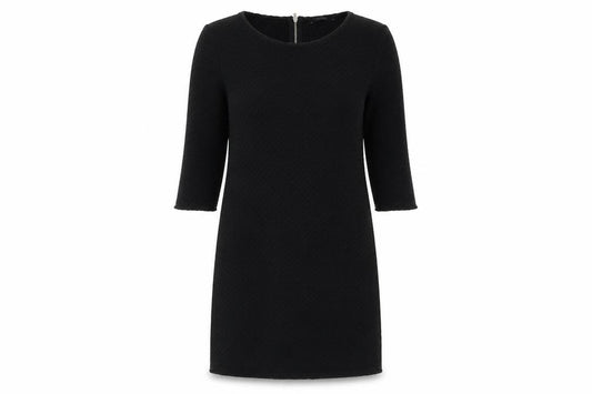 Front view of George women’s black a-line, size UK 12