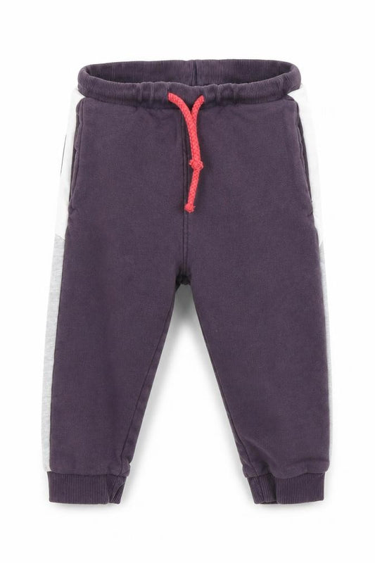 Front view of H&M Baby Purple Track Pants Trousers, size 12, Months