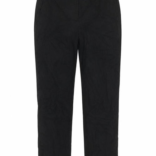 Preworn Womens Black   Trousers  Size 28 in L23 in