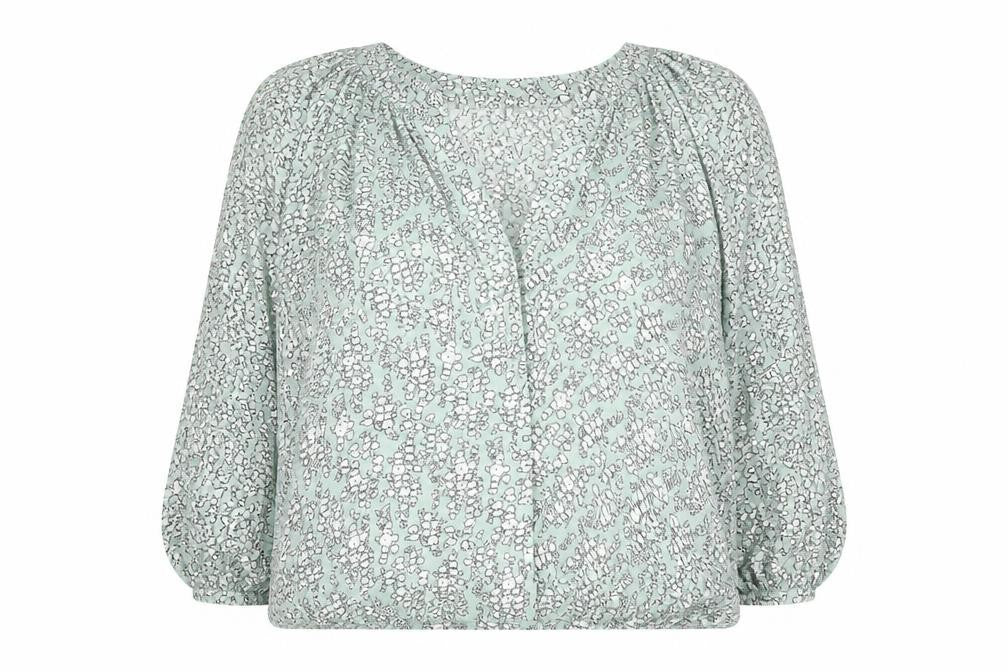 Warehouse Womens Green Floral  Cardigan Jumper Size 16