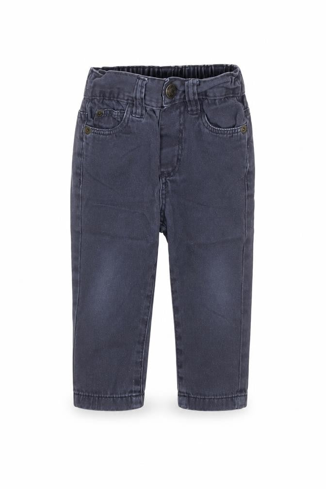 Little Rebel Boys Blue  Denim Snow Pants Jeans Size 12-18 Months