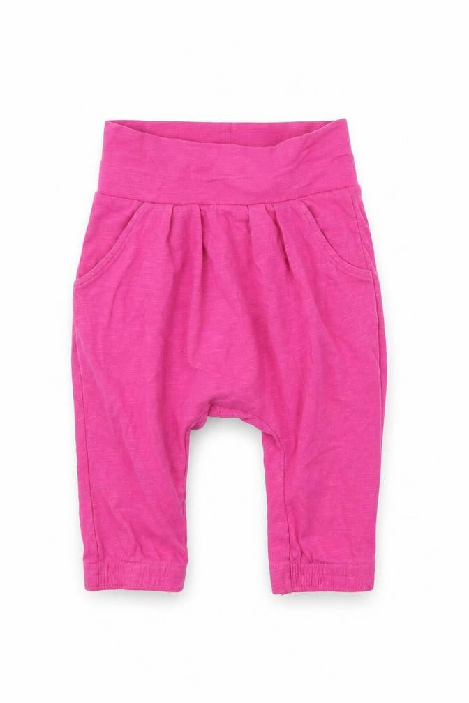 Nutmeg Girls Pink   Jogger Trousers Size 3-6 Months