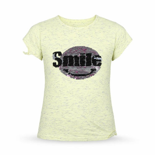 Kids r us Girls Yellow   Basic T-Shirt Size 7 Years