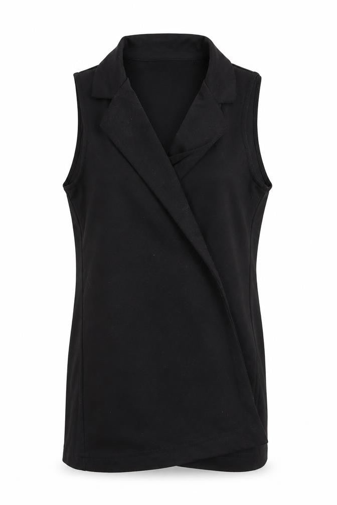 New Look Womens Black   Vest Jumper Size 10
