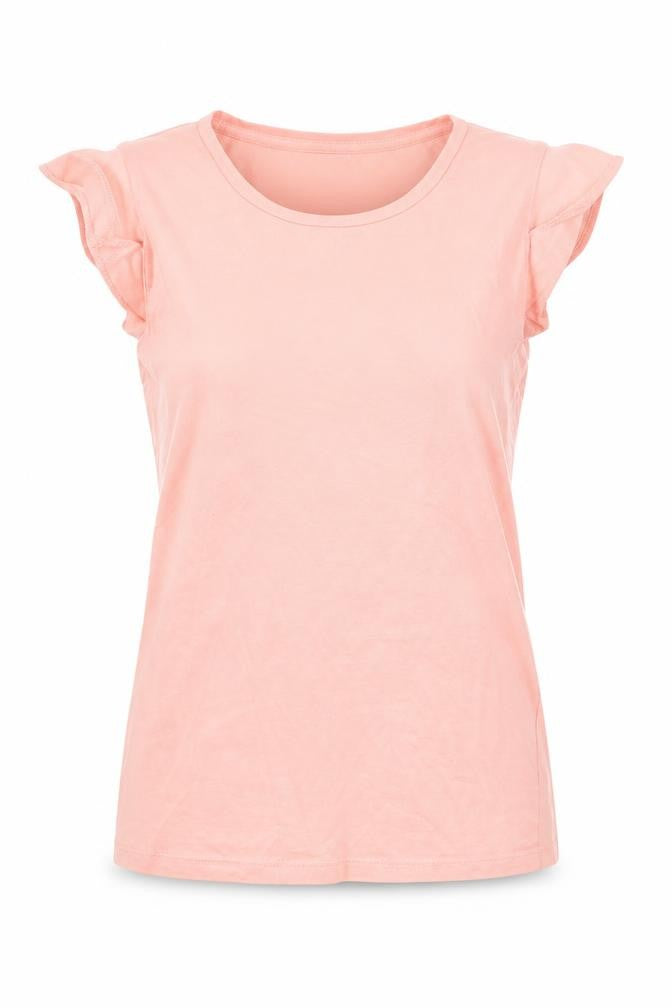 Amisu Womens Pink   Basic T-Shirt Size S