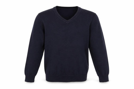Front view of George girls’ blue jumper, size 8-9, years