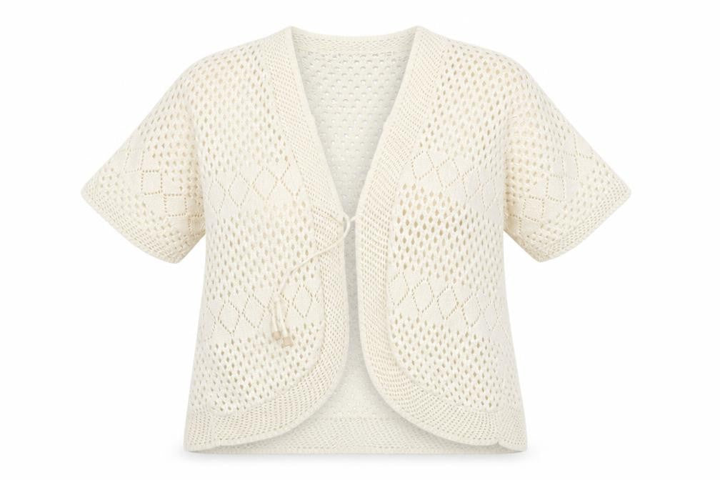 Front view of Style Talk women’s beige basic blouse, size M