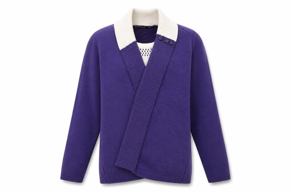 Envy Womens Purple   Cardigan Jumper Size S