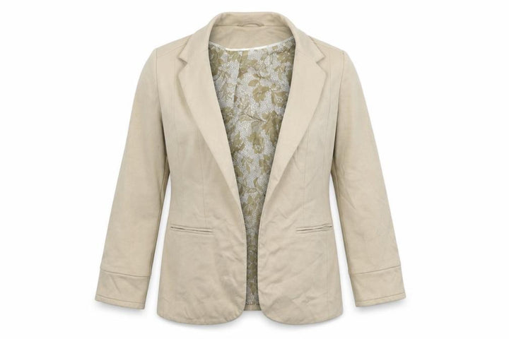 Wallis Womens Beige Jacket Blazer Size 10