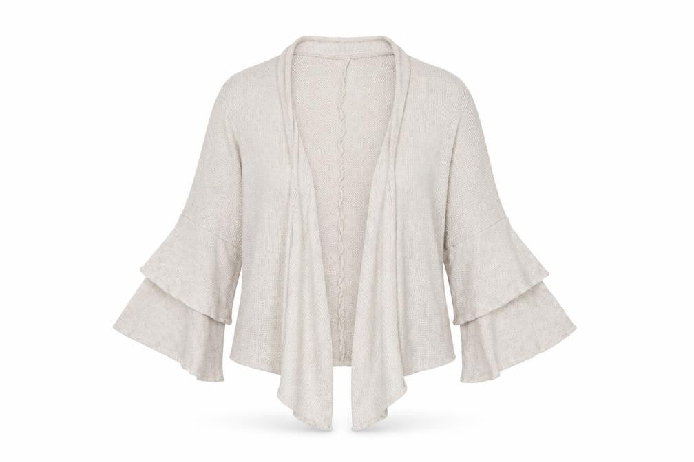Urban Womens Beige   Cardigan Jumper Size M  - flared sleeves