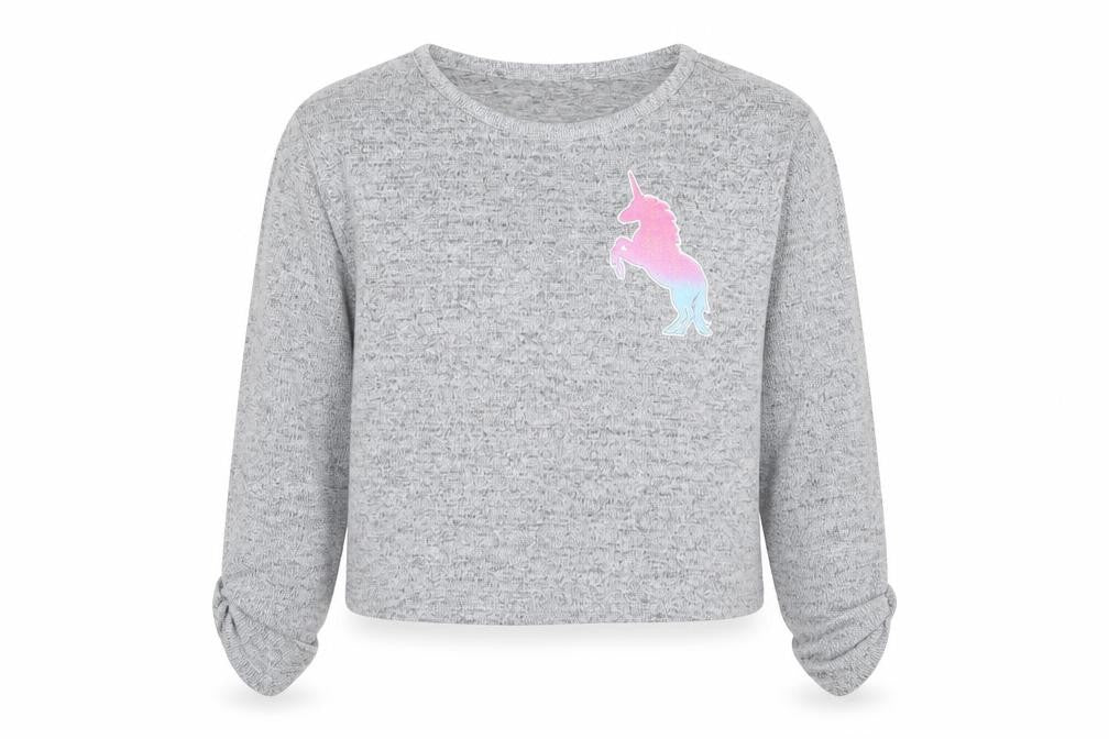 by very Girls Grey   Basic T-Shirt Size 6 Years