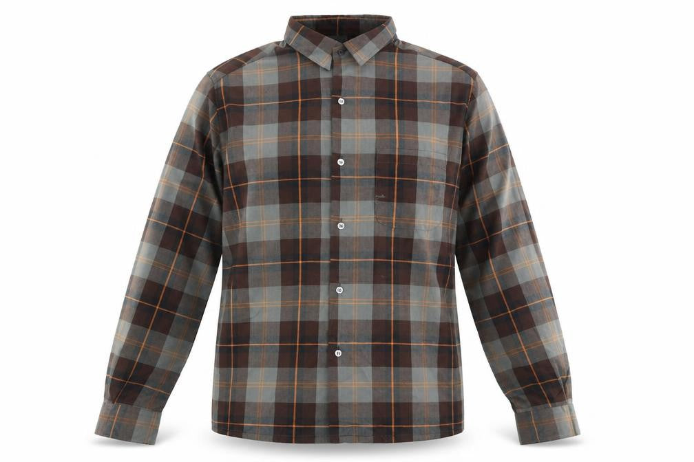 compulsive Mens Multicoloured Check   Button-Up Size L
