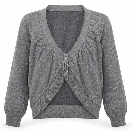 MNG suit Womens Grey   Cardigan Jumper Size L