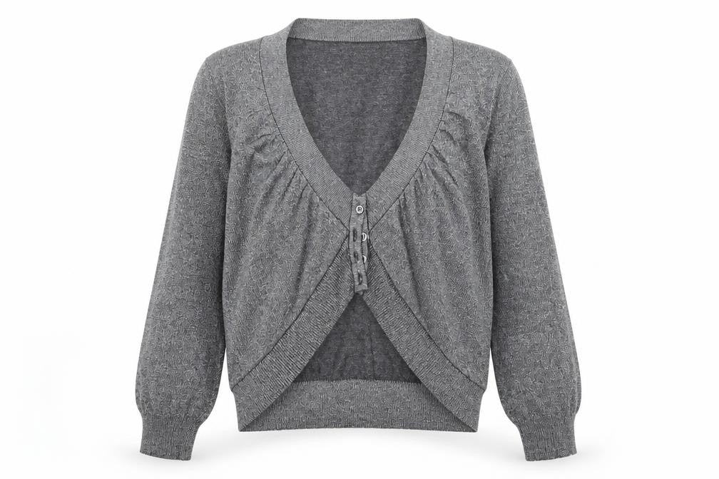 MNG suit Womens Grey   Cardigan Jumper Size L