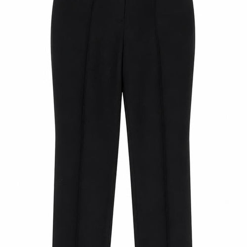 M&s Womens Black   Trousers  Size 8 L27 in