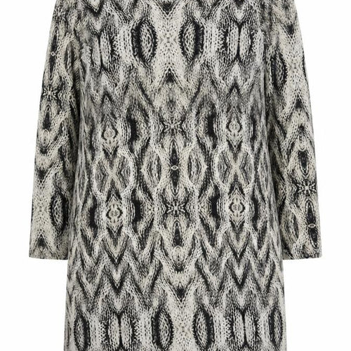 Sheego Womens Brown Animal Print  A-Line  Size 14