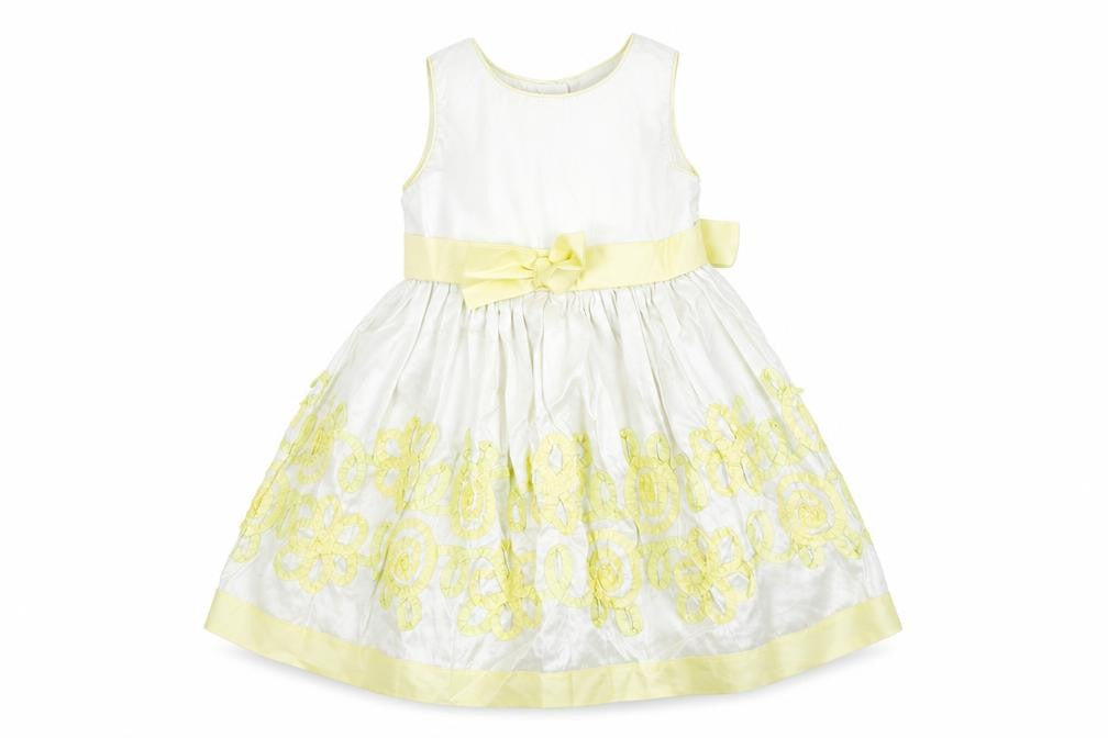 Youngland Baby Yellow   Fit & Flare  Size 12 Months
