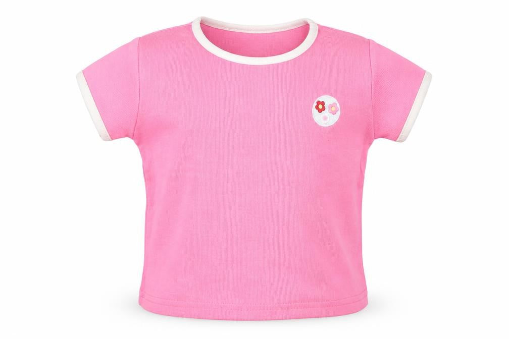 George Girls Pink   Basic T-Shirt Size 6-9 Months