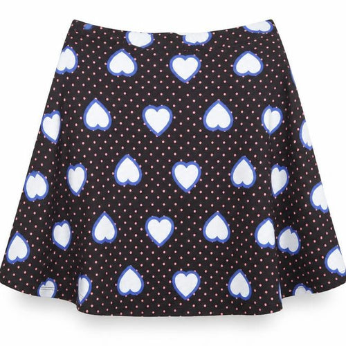 ASOS Womens Black Geometric  A-Line Skirt Size 8