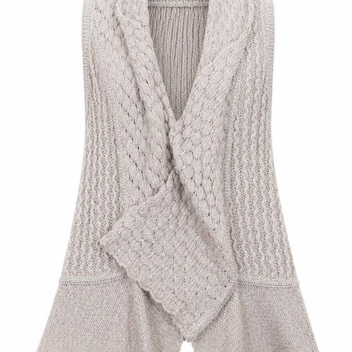 Miss Selfridge Womens Beige  Knit Cardigan Jumper Size 8