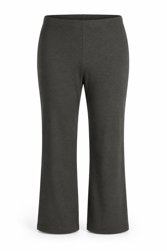 Front view of St Michael women’s green trousers, size UK 18, 27-inch leg