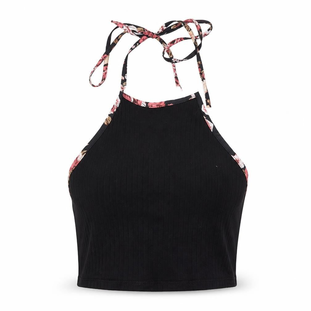 SheIn Womens Black   Cropped T-Shirt Size L