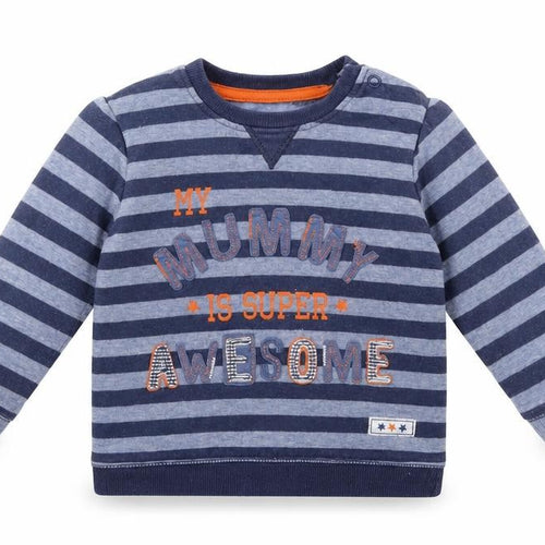 George Boys Blue Striped  Pullover Jumper Size 9-12 Months  - my mummy is super awesome