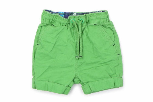 Front view of George Baby Green Cropped Trousers, size 18-24, Months