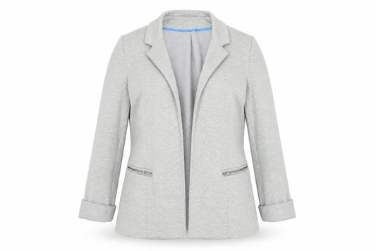 Front view of Wallis women’s grey jacket, size UK 10