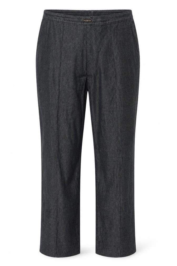 Marks and Spencer Womens Grey  Denim Dress Pants Trousers Size 14 L26 in