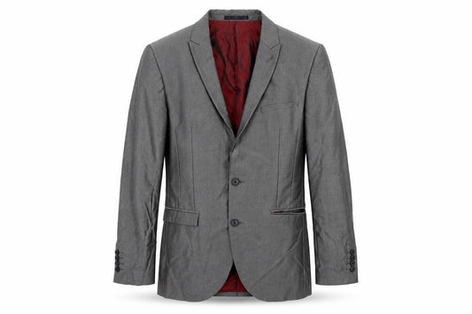 Front view of Next men’s grey jacket suit jacket, size 38