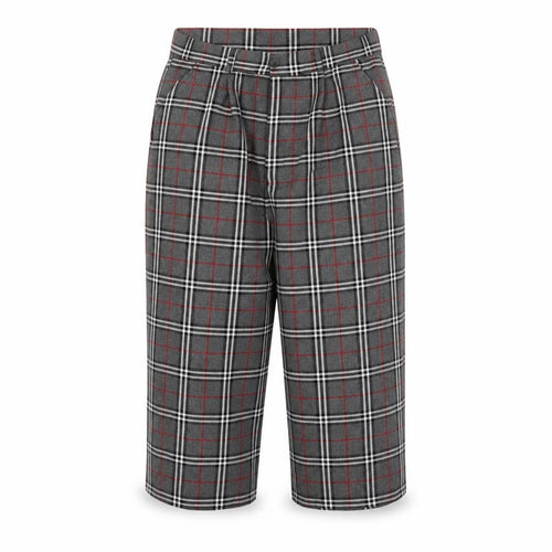 Cht Womens Grey Check  Cropped Trousers Size S L20 in