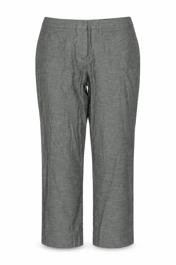 MING Womens Green   Cropped Trousers Size 6 L33 in