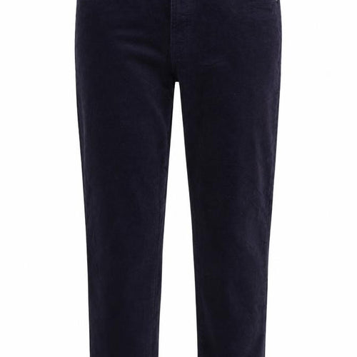 Indigo Womens Blue   Cropped Trousers Size 33 in L23 in