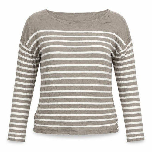 Mango Womens Beige Striped  Pullover Jumper Size S