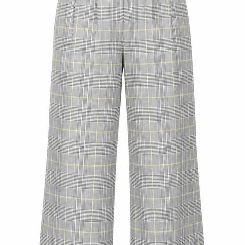 Preworn Womens Grey Check  Trousers  Size 14 L28 in