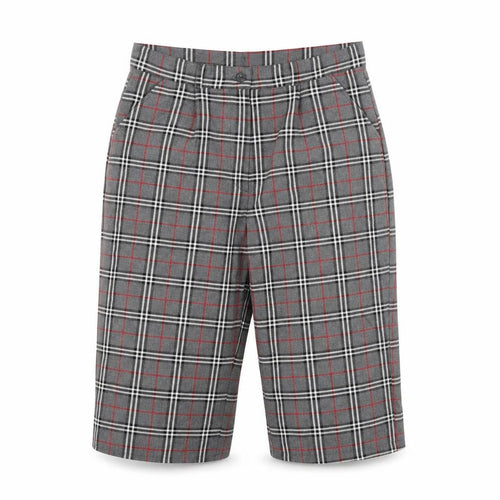 Confidence in Textiles Womens Grey Plaid  Bermuda Shorts Size 30 in