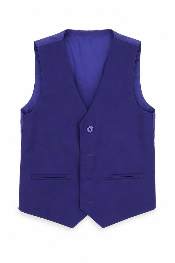 VivaKi Boys Blue   Jacket Waistcoat Size 5 Years