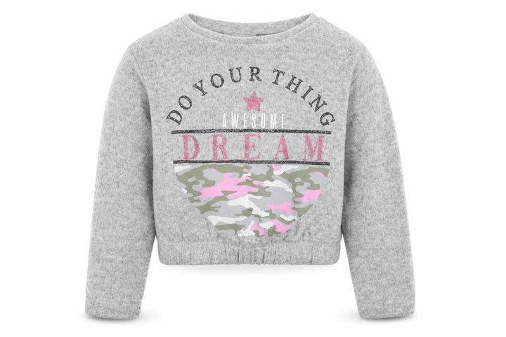 Matalan Girls Grey Pullover Jumper Size 4 Years