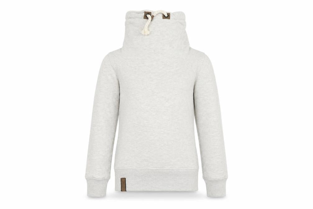 Front view of Ayacucho girls’ grey pullover sweatshirt, size 12, years
