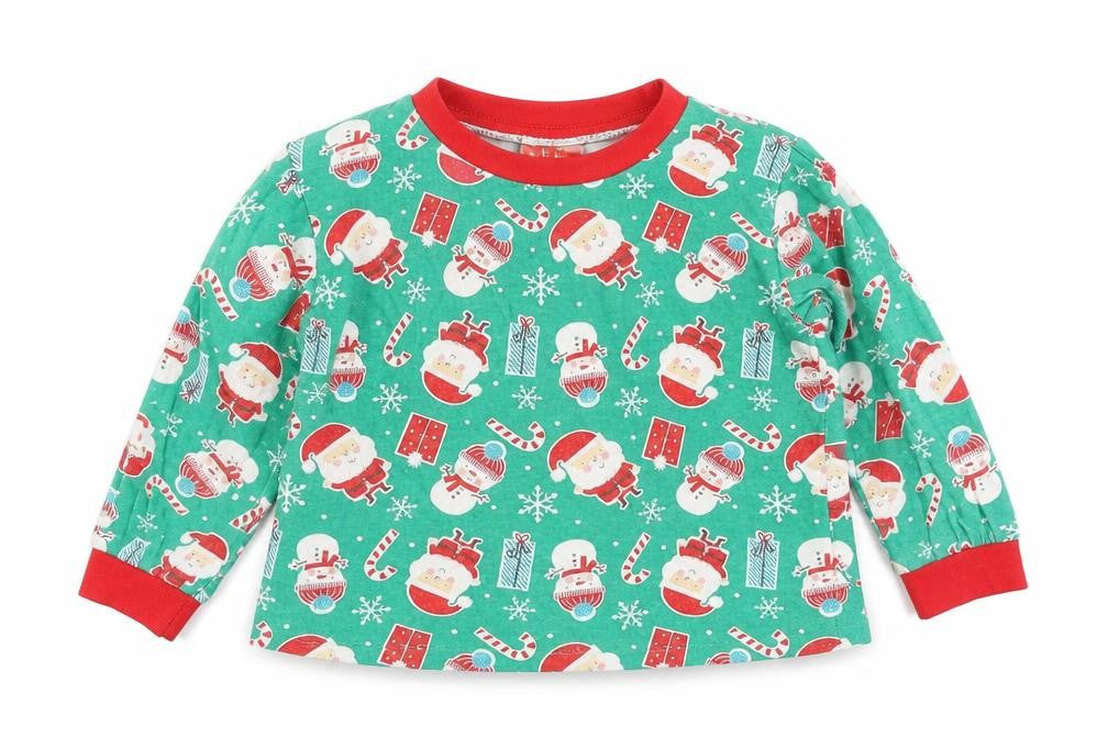 baby pyjamas Boys Green Solid  Babydoll Pyjama Top Size 12-18 Months