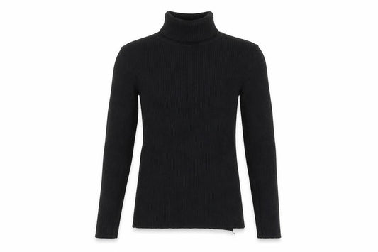 Front view of Primark girls’ black knit jumper, size 10-11, years